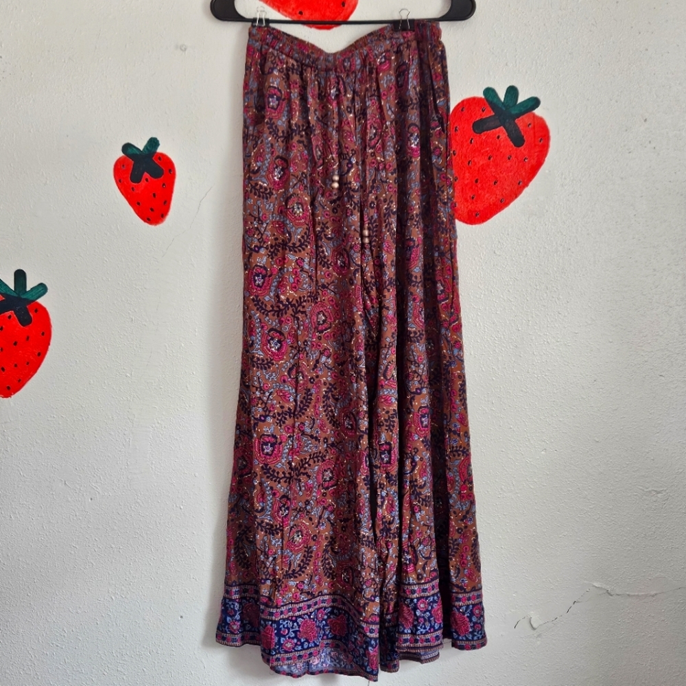 Patterned Loose Lounge Pants